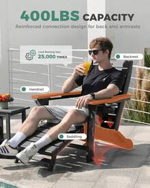 Adirondack Chairs - Black - View 4