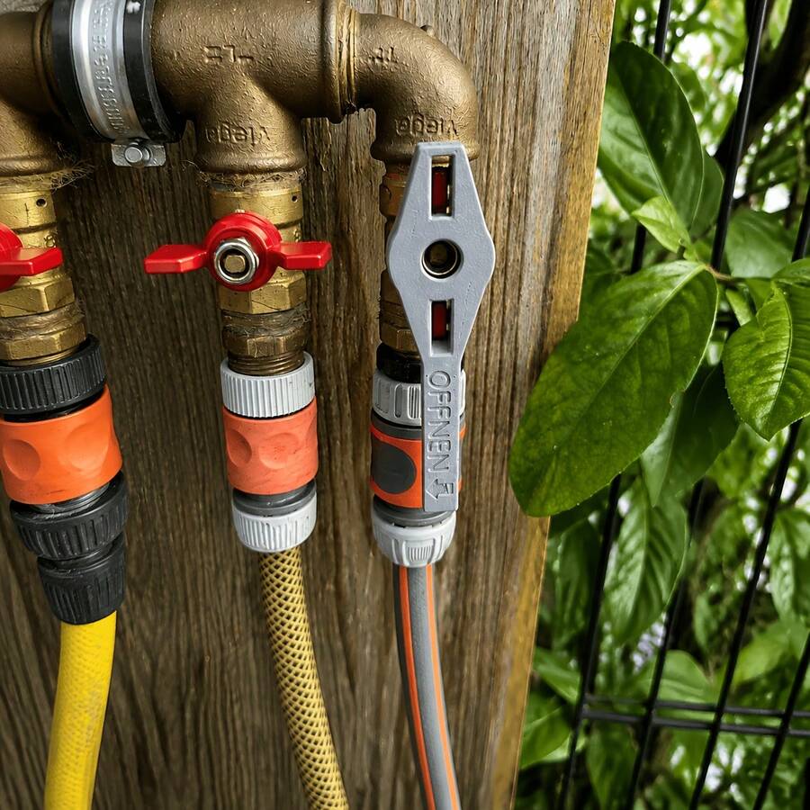1件通用塑料排水閥門槓桿輔助工具,輕鬆轉動生鏽卡住的閥門,化學儲罐與花園水管閥門扳手 - 多色 - 查看 1