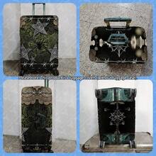 1PC / Flat Print Design / Luggage Cover (Only Luggage Cover, Not Including Luggage) / Suitable For 20 To 28 Inch Luggage / Made Of Thickened Fabric / Essential Accessory For Your Travel And Checked Luggage. - Multicolor - View 10