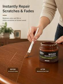 Wood Repair Paste, Furniture Scratch Repair And Color Matching, DIY Wood Surface Refurbishing Paste - B - View 3