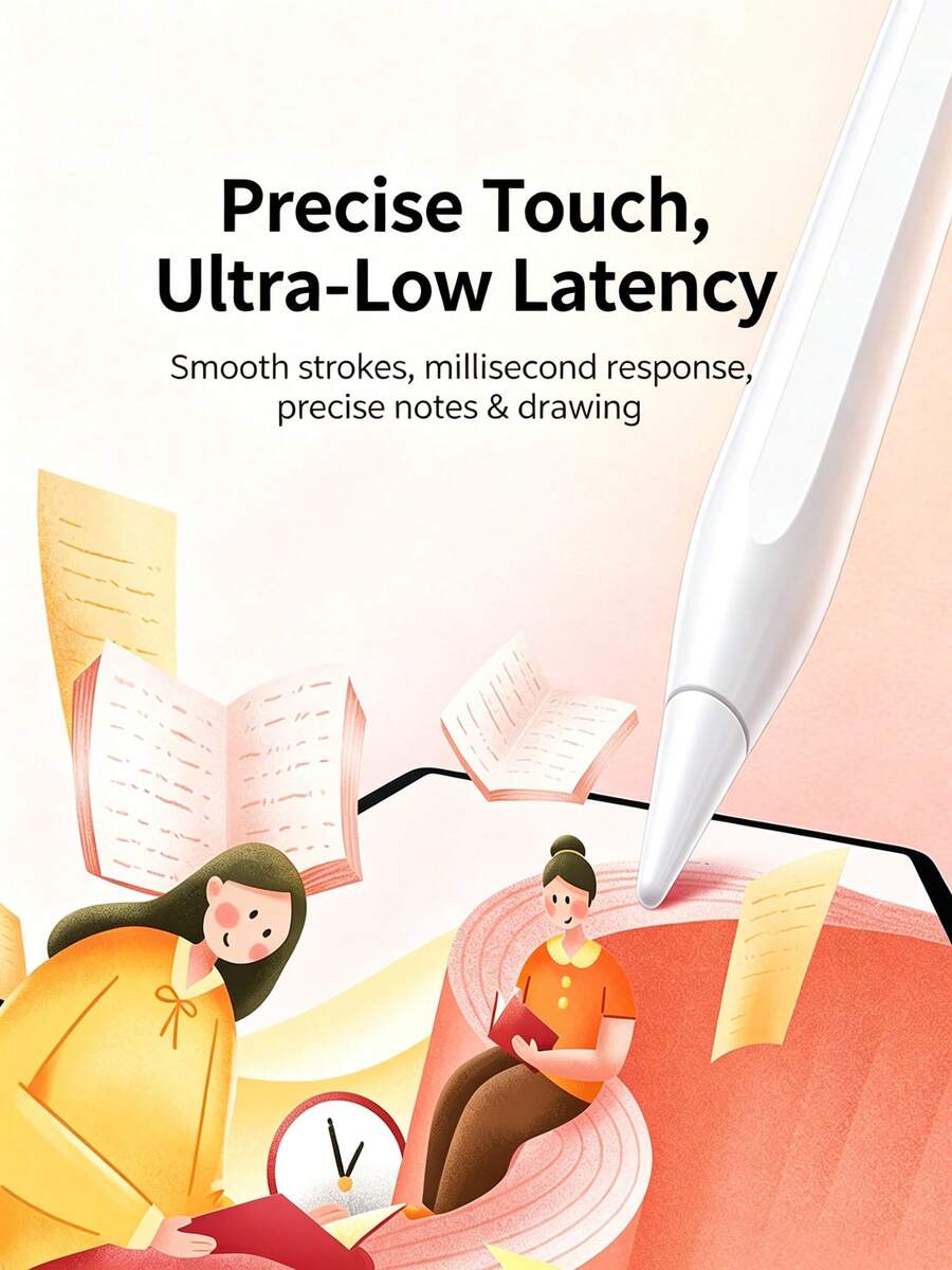 UGREEN LP707 Capacitive Stylus Pen [Dual Charging] Compatible With 2026 Pro/Air8/Mini/IPad11 Tablet Touch Screen IPad Pen Apple Pencil White - View 1