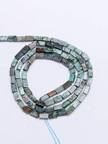 1 Strand 2x4mm Natural Stone Beads Rectangle Cube Tiger Eye Labradorite Lapis Lazuli Quartz Loose Beads For Jewelry Making DIY Accessries - Multicolor - View 19