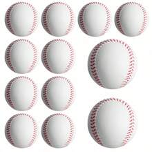 36pcs Mini Foam Sports Balls - 6cm White Baseball, Suitable For Party Games, Relaxation, Sports Theme Decoration - Multicolor - View 9
