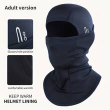 Face Ski Mask With Movable Design For Men Women-Fleece Winter Face Covering For Cold Weather Skiing Outdoor Work - Multiple Styles - View 17