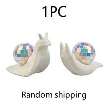 3D Printed Snail Disco Ball, Sun Catcher Indoor Window Light Refractor, Creative Home Decor, Christmas Indoor Decoration Prop, Holiday Party Decoration - Multicolor - View 9