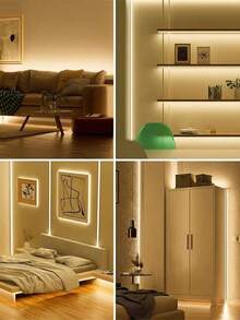 1pc USB Light Strip, Indoor/Outdoor Decorative Light, Suitable For Bedroom, TV Background, Bathroom, Home, Cabinet, Mirror Decoration, Can Be Used As Holiday Gift - USB LED Strip Light - View 5