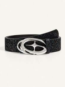 1pc Retro Y2K Style PU Leather Belt For Women, Suitable For S, Suits, And Daily Wear - Leopard Print Belt - View 26