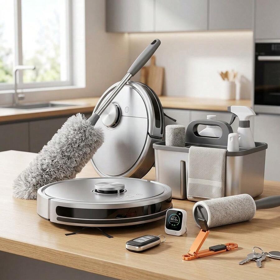 1 buah Dudukan Ponsel, Gantungan Kunci Lipat Portabel untuk Meja, Dudukan Ponsel Logam Aluminium yang Dapat Diatur, Kompatibel dengan iPhone, Android, Perlengkapan Perjalanan Ringkas untuk Kantor dan Rumah - Beraneka warna - View 1