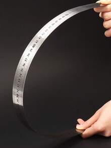 50cm/20 Inch Stainless Steel Flexible Ruler, Lightweight And Portable, Suitable For Industrial Measurement, Office And Home Use - Measuring Tape - View 5