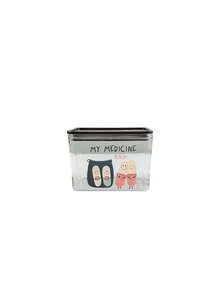 Medicine Cabinet Pattern Transparent ,My Medicine Bag Print Dustproof And Moisture,Medicine Storage, Miscellaneous Item Storage,Home And Dormitory Use - Multicolor - View 16