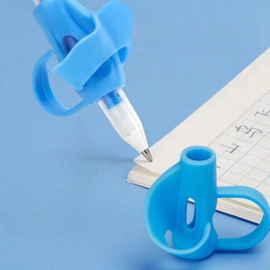 1 Box Set Of Posture Correction Writing Grip Pencil Holders, Includes 5 Different Pencil Grips For Correcting Grip Posture, Office And School Supplies - 1 Set - View 1