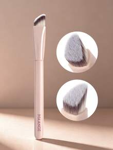MAANGE 1pc Professional Triangular Highlighter Brush, Angled Makeup Brush, Concealer Brush, Face Brush, Contour Brush, Detail Brush, Makeup Tool For Daily Makeup, Suitable For Liquid Cosmetics, Travel Essential Makeup Accessory, Ideal Gift For Girls - Multicolor - View 6
