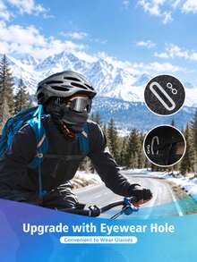 Face Ski Mask With Movable Design For Men Women-Fleece Winter Face Covering For Cold Weather Skiing Outdoor Work - Multiple Styles - View 7