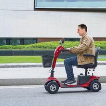 Mobility Scooter - Red - View 9