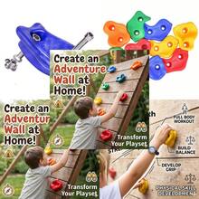 10 Climbing Stones Bolt On Climbing Frame Wall Holds Rocks Grips With Screw - VJO0054-2 - View 2