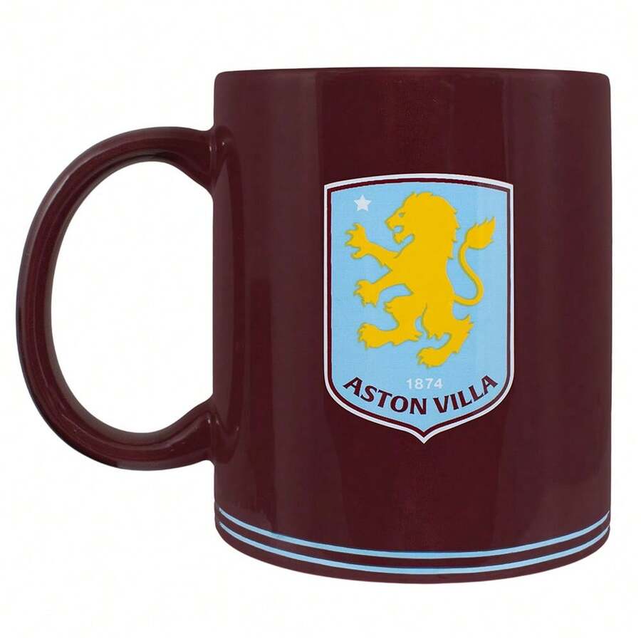Aston Villa FC Up The Villa 315ml Mug - Burgundy - View 1