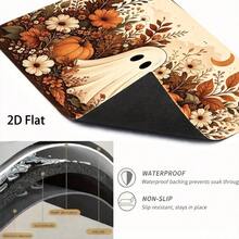 1pc Cute Ghost Diatomaceous Earth Absorbent Welcome Doormat, Halloween & Christmas Decor Rug, Multi-Purpose Floor Mat For Stove, Coffee Station, Water Bar, Indoor/Outdoor Front Door, Kitchen Home Decor Area - Multicolor - View 6