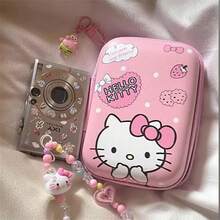 Hasbro 1PC Sanrio Hello Kitty Cartoon Creative Data Cable Storage Bag, Which Can Store Mobile Phone Chargers, Headphones, USB Flash Drives, Portable Storage Boxes, Coin Purses, And Bluetooth Headset Storage Bags - One Size - View 5