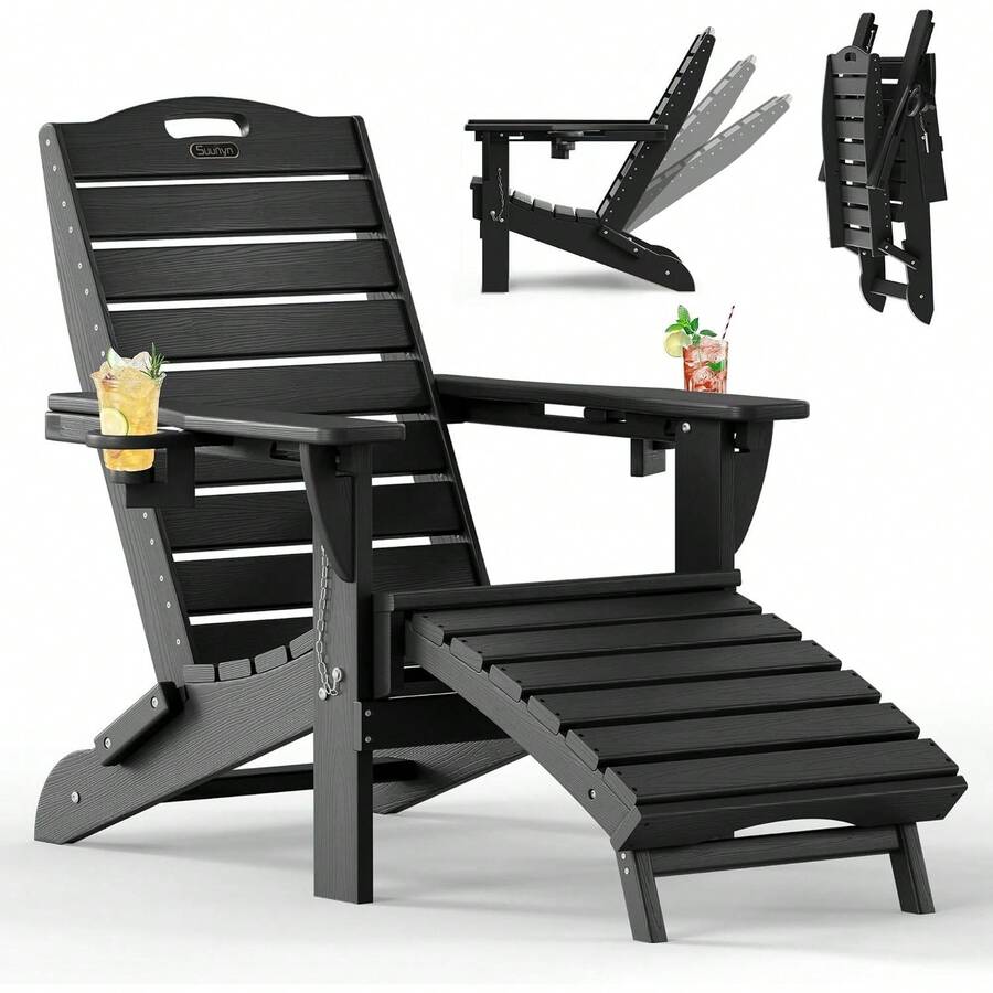 Adirondack Chairs - Black - View 1
