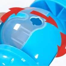 Pet Wobble Feeder Ball, Dog Educational Slow Feeder Toy, Durable Bite-Resistant Treat Dispenser, Non-Electric Universal Pet Wobble Feeder Ball - Baby Blue - View 5
