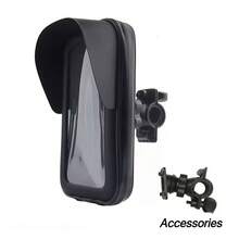 1PC Sturdy Waterproof Motorcycle Phone Holder - ABS Handlebar Mount With Detachable Shoulder Strap And Dry Bag, 360° Rotatable, Touchscreen Compatible, Durable PC Fabric Material, Suitable For Bicycle And Motorcycle Accessories, Motorcycle Phone Holder Waterproof, Phone Mount, Motorcycle Mobile Phone Holder, Cell Phone Holder, Car Accessories, Secure Grip, Reinforced Structure - Black - View 9