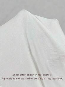 Women's Sweet Sexy Nurse Cosplay Uniform Dress With Hollow Back And Bow, Role Play Costume For Streamers - White - View 9