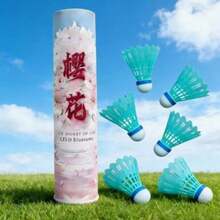 Nylon Badminton Shuttlecocks, Durable For Practice, Training And Matches, Indoor/Outdoor, Wind-Resistant And Stable - Multicolor - View 5
