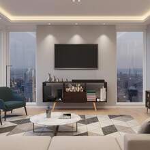 Television Stands & Entertainment Centers - Coffee Brown - View 5