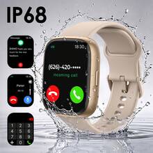SIMSONLAB Reloj inteligente con pantalla grande HD de 4,65 cm, unisex, talla grande de 100 modos deportivos, resistente al agua IP68, grabación de 24 horas, asistente de voz, esfera personalizable, control de música, control de cámara, localización de teléfono - Multicolor - Ver 11