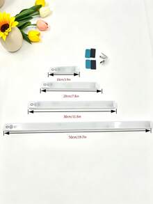 3‑Color LED Cabinet Lights, Ultra‑Thin Smart Countertop Decor Lights, Home Lighting For Cabinet, Shoe Rack, Entryway, Kitchen Bedroom Wardrobe Essential Home Accessories - Cabinet Lights - View 3