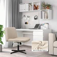 Home Office Chairs - Beige - View 4