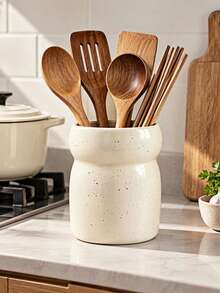 1pc Multi-Functional Decorative Storage Bucket With Minimalist Curved Design, Large-Capacity Countertop Organizer, Suitable For Kitchen Countertops And Dining Table Home Decoration - Multicolor - View 5