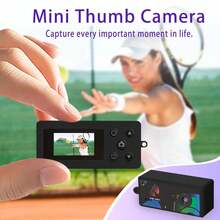Mini Thumb Keychain Digital Camera 1080P HD Video Recorder 12MP Photo With 0.98 Inch Screen Portable Pocket Camera For Beginners With 32GB Card Compact Camera A Great Birthday Christmas Thanksgiving Gifts Portable Digital Camera - View 5
