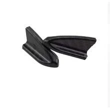 Black Shark Fin Car Antenna, Adhesive-Backed No-Drill Universal Roof Decorative Antenna, Car Exterior Modification Accessory - Black - View 9