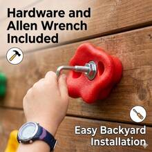 10 Climbing Stones Bolt On Climbing Frame Wall Holds Rocks Grips With Screw - VJO0054-2 - View 10