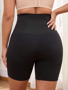 Plus Size 3 Packs Seamless High-Waist Shaper Shorts, Firm Tummy Control Body Shaper, Butt Lifting Compression Panties - Multicolor - View 4