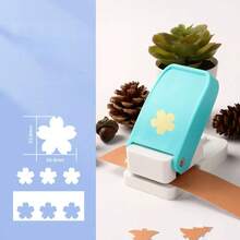 1pc Christmas Creative Handmade Paper Puncher, DIY Greeting Card Making With Christmas Elements, Christmas Tree, Snowflake And Other Cute Shapes, Multiple Styles Available - Christmas Embosser - View 12