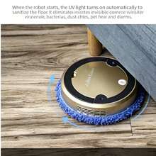Automatic Mopping Robot, Wet & Dry Cleaning, Simulated Hand Rotating Mopping, Auto Path Cruise, Auto Escape, Low Noise, Ultra Low Power Consumption, Dust Adhesion No Dust Raising, Spray Humidification For Home Hardwood Tile Floor - Robot Vacuum Cleaner - View 9