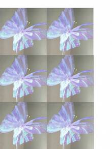 1/3pcs Artificial Butterfly Flowers, Artificial Wedding Butterfly Decor, 3D Butterfly Wall Decoration, Silk Artificial Butterfly, Wedding Decoration, Wedding Venue Decor, Outdoor Garden Decor, Store Window Birthday Party Theme Decor, Summer Decoration, Home Living Room Decor, Wreath Decoration, Large Floral Decoration, Table Centerpiece Decor, Patio Balcony Decor, Wall Decor, Gift - Multicolor - View 11