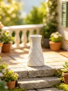 6pcs/Set Mini Resin Flower Vase Set, DIY Miniature Model Small Decor, Suitable For Home, Office And Other Desktop Decoration, Outdoor Garden Potted Plant Decoration, Perfect Holiday Gift - Resin Small Vase - View 8