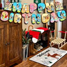 Themed Happy Birthday Banner, Cartoon Dog Letter Flag Garland, Birthday Party Hanging Banner Decor For Wall Party Supplies - View 7