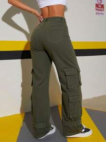 Women Jeans - Army Green - View 5