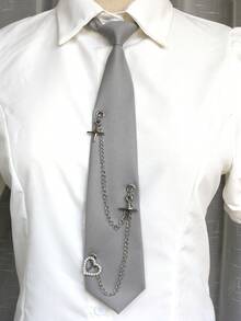 1pc Women's Tie, Suitable For Shirts, Casual, Street, College Style, Daily, Party - Multicolor - View 11
