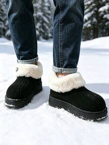 Men Snow Boots - Black - View 3