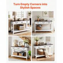 Sofa & Console Tables - White - View 7
