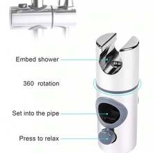 Bathroom Shower Kit Twin Head Square Fixed Head Riser Rail Bath Mixer Tap Set - 26Q-WIN-UK-LYQ-YSFD - View 8