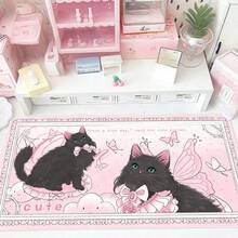 Polka Dots Gradient Pink Angel Wings Black Kitten Butterfly Lace Y2K ...