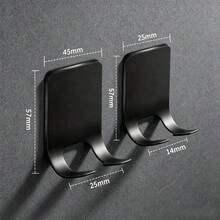 No-Drill Self-Adhesive Wall-Mounted Razor Holder, Multi-Function Bathroom Razor Storage Hook, Waterproof Anti-Slip Men's Razor Storage Rack, Plug And Small Item Hook, Bathroom Kitchen Accessories, No Drilling Installation - A - View 14
