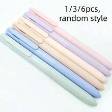 1/3/6/24pcs Morandi Colorful Retractable Gel Pen Set, Beautiful Appearance And Rich Colors, Perfect For Students To Use, Suitable For Bullet Journaling And Note-Taking. Back To School Essential! Random Style. - Multicolor - View 7
