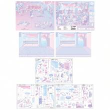 New Large Upgraded 3D Scene Stickers, Miniature House Landscape Stickers, Adult Planner Stickers, DIY Handmade Stickers, Suitable For Halloween, Easter, Christmas - Multicolor - View 9